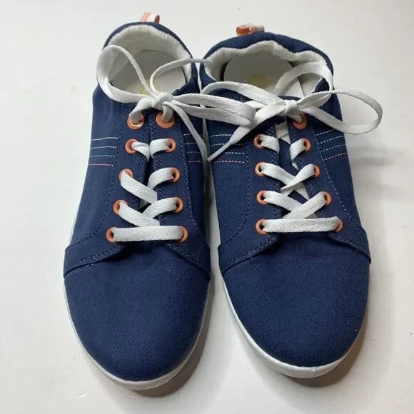 Vionic Beach Stinson Navy Blue Sneakers - Picture 2 of 10